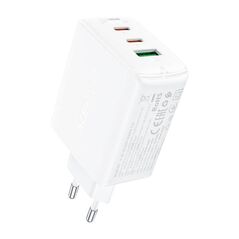 Acefast Wall charger Acefast A41 , 2x USB-C + USB, GaN 65W (white) 043276 6974316281764 A41 white έως και 12 άτοκες δόσεις