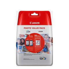 Canon Μελάνι Inkjet PG545XLVP BLACK & TRI-COLOR + PHOTO PAPER (8286B006) (CANPG-545XLVP) έως 12 άτοκες Δόσεις