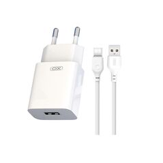 XO - L99 wall charger 2x USB 2,4A + Type-C cable white XO-L99c-W 75439 έως 12 άτοκες Δόσεις