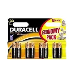 Duracell Αλκαλικές Μπαταρίες AA 1.5V 8τμχ (DBAALR6) (DURDBAALR6) έως 12 άτοκες Δόσεις