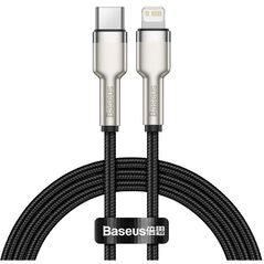 Baseus USB-C cable for Lightning Cafule 20W 1m Black (CATLJK-A01) (BASCATLJK-A01) έως 12 άτοκες Δόσεις
