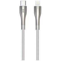 Forever Sleek cable USB-C - Lightning 1,0 m 27W white