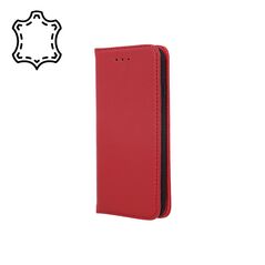 Genuine Leather Smart Pro case for Oppo A54 5G / A74 5G / A93 5G maroon