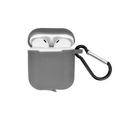 Case for Airpods Pro 2 grey with hook