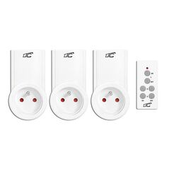 Remote controlled mains socket x3 LTC