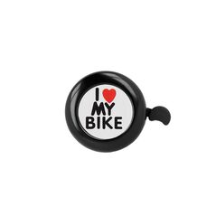 Bike bell I love my bike black