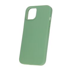 Solid Silicon case for iPhone 15 6,1&quot; light green