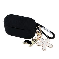 Case for Airpods Pro black with pendant