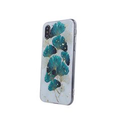 Gold Glam case for iPhone 14 6,1&quot; leaves