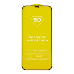 Tempered glass 9D for iPhone 15 Pro 6,1&quot; black frame