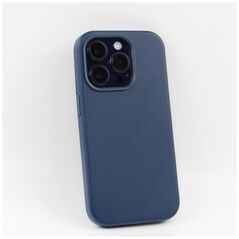 Mag Leather case for do iPhone 15 Pro 6,1&quot; dark blue 5907457734487