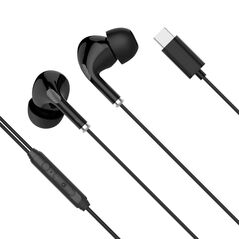 Kruger&Matz Ακουστικά in-ear USB-C με μικρόφωνο Kruger&Matz C1 μαύρα  έως 12 άτοκες Δόσεις KMPC1-B