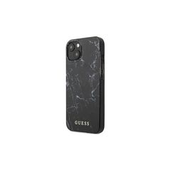 Guess case for iPhone 13 Pro Max 6,7'' GUHCP13XPCUMABK black hard case Marble 3666339033545