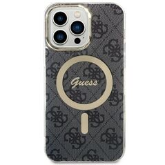 Guess case for Samsung Galaxy S23 Ultra GUHMS23LH4STK black hardcase Magsafe IML 4G 3666339130510