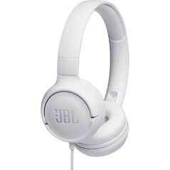 JBL Ακουστικά Stereo On-ear JBL Tune 500 3.5mm Pure Bass Sound με Μικρόφωνο JBLT500WHT Λευκό 38172 6925281939938
