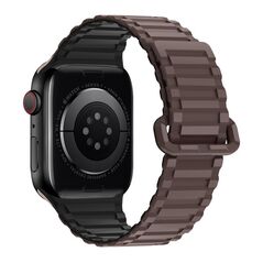 Hoco Watchband Hoco WA06 Flexible Military Pattern 42/44/45/49mm για Apple Watch 1/2/3/4/5/6/7/8/SE/Ultra Coffee Black Silicon Band 38205 6931474786999