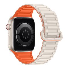 Hoco Watchband Hoco WA06 Flexible Military Pattern 42/44/45/49mm για Apple Watch 1/2/3/4/5/6/7/8/SE/Ultra Starlight Orange Silicon Band 38212 6931474787132