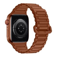 Hoco Watchband Hoco WA06 Flexible Military Pattern 42/44/45/49mm για Apple Watch 1/2/3/4/5/6/7/8/SE/Ultra Καφέ Silicon Band 38213 6931474787156