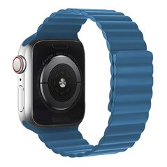 Hoco Watchband Hoco WA07 Flexible 42/44/45/49mm για Apple Watch 1/2/3/4/5/6/7/8/SE/Ultra Μπλε Silicon Band 38221 6931474787293