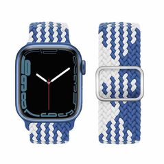 Hoco Watchband Hoco WA05 Jane Eyre 38/40/41mm από Nylon για Apple Watch 1/2/3/4/5/6/7/8/SE Z Pattern Blue-White 38343 6931474786906