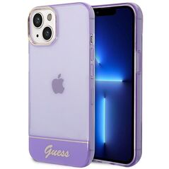 Guess GUHCP14MHGCOU iPhone 14 Plus 6.7 &quot;violet / purple hardcase Translucent