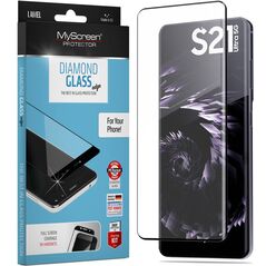 Tempered Glass 5D SAMSUNG GALAXY S21 ULTRA MyScreen Diamond Glass Edge black 5901924988496