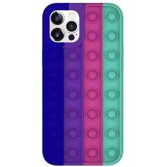 Case IPHONE 12 PRO MAX Flexible Push Bubble Case blue, purple, pink, green 5904161106036