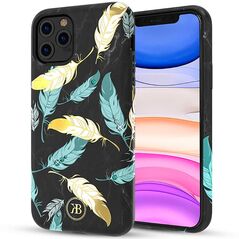 Case IPHONE 11 PRO MAX Kingxbar Forest Series Gold Feather 6959003589637