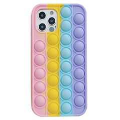 Case SAMSUNG GALAXY A72 Flexible Push Bubble Case pink, yellow, blue, purple 5904161107569