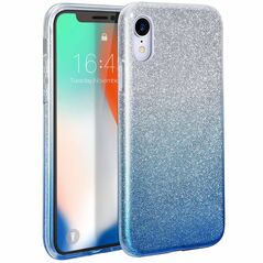 Case IPHONE 13 Glitter silver & blue 5904161119265