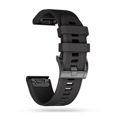 Strap for GARMIN FENIX 5 / 6 / 6 PRO / 7 Tech-Protect Smooth black 5906735412635