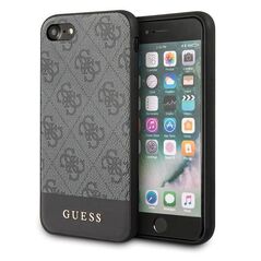 Original Case IPHONE SE 2022 / SE 2020 / 7 / 8 Guess Hardcase 4G Stripe Collection (GUHCI8G4GLGR) gray 3700740471289