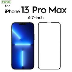 Tempered Glass 5D IPHONE 13 PRO MAX T-Phox 5D Full Glue black 6974670440791