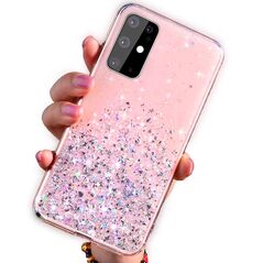 Case IPHONE 14 PRO Sequins Glue Glitter Case pink 5904161129721