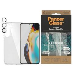 3in1 Set SAMSUNG GALAXY S23+ PanzerGlass Bundle 3in1 Hardcase + Screen Protector + Camera Lens (0434+7316) transparent 5711724204340