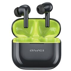 Bluetooth 5.3 Headphones + AWEI Docking Station (T1Pro) black-green 6954284003469