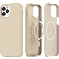 Case IPHONE 12 / 12 PRO Tech-Protect Silicone MagSafe beige 9319456604917
