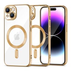 Case APPLE IPHONE 15 PLUS Tech-Protect MagShine gold 9319456604177