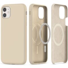 Case IPHONE 11 Tech-Protect Silicone MagSafe beige 9319456604894
