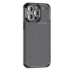 Case APPLE IPHONE 15 PRO Armored Shockproof Nexeri Carbon Fiber black 5904161142195