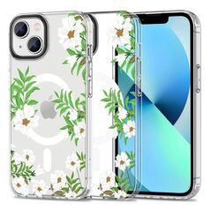 Case IPHONE 12 / 12 PRO Tech-Protect MagMood MagSafe Spring Daisy transparent 9319456605174