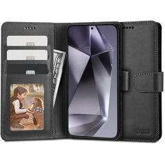 Case SAMSUNG GALAXY S24+ Tech-Protect Wallet black 5906203690558