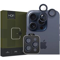 Camera Cover APPLE IPHONE 15 PRO / 15 PRO MAX HOFI CamRing Pro+ Clear navy blue 5906302308200