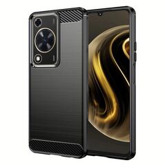 Techsuit Husa pentru Huawei nova Y72 - Techsuit Carbon Silicone - Black 5949419091412 έως 12 άτοκες Δόσεις