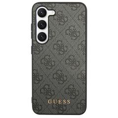Guess 4G Metal Gold Logo case for Samsung Galaxy S24 Ultra - black