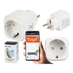 BLOW Smart πρίζα schuko WiFi TUYA V3 BLOW λευκή  έως 12 άτοκες Δόσεις DM-72-075