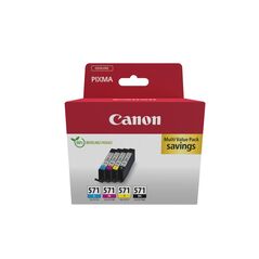 Canon Μελάνι Inkjet CLI-571 CMYK Multipack (0386C008) (CANCLI-571CMYK) έως 12 άτοκες Δόσεις
