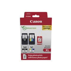 Canon Μελάνι Inkjet PG-560XL/CL-561XL Ph. Value Pack (3712C008) (CANPG-560XLPMP) έως 12 άτοκες Δόσεις