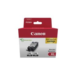 Canon Μελάνι Inkjet PGI-570XL Twin Pack Black (0318C010) (CANPGI-570XLTP) έως 12 άτοκες Δόσεις