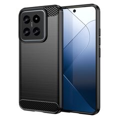 XIAOMI 14 Pro - ΘΗΚΗ ΣΙΛΙΚΟΝΗΣ CARBON ΜΑΥΡΗ MA49770S-BK3 83636 έως 12 άτοκες Δόσεις